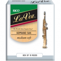 Confezione da 10 ance medio/morbide per sassofono soprano - La Voz
